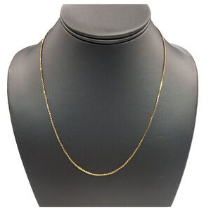 14k Yellow Gold Solid Necklace With 4g Of Gold, 18"